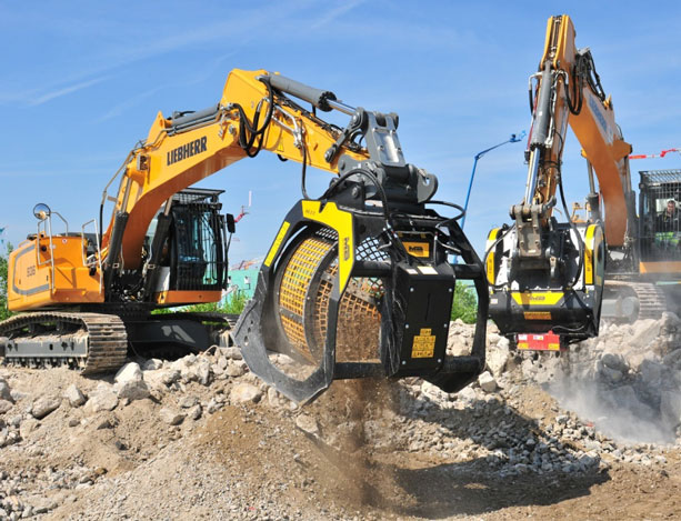crusher-and-screening-bucket