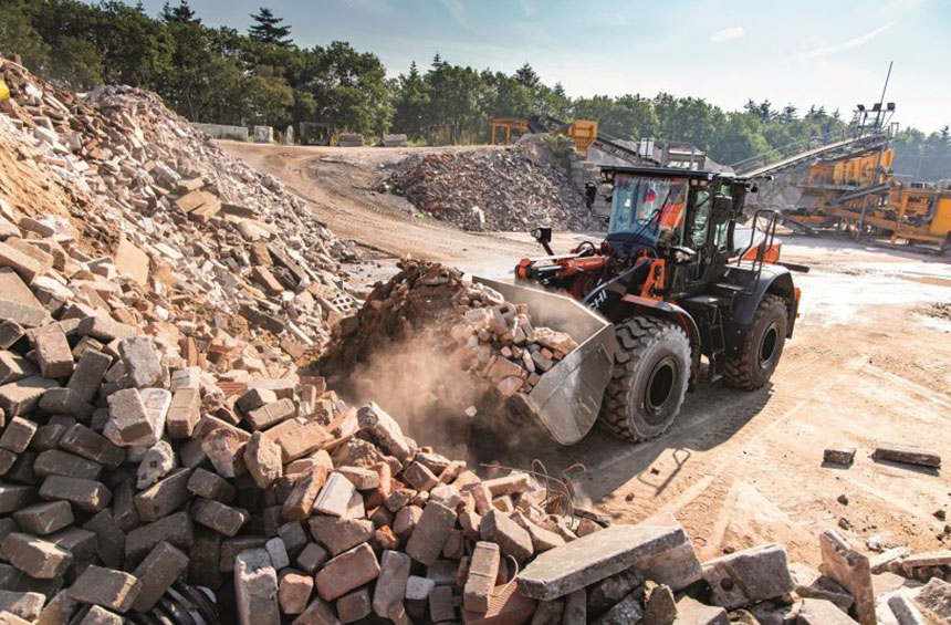 Pala gommata ZW 7 Hitachi Pala gommata ZW 7 Hitachi
