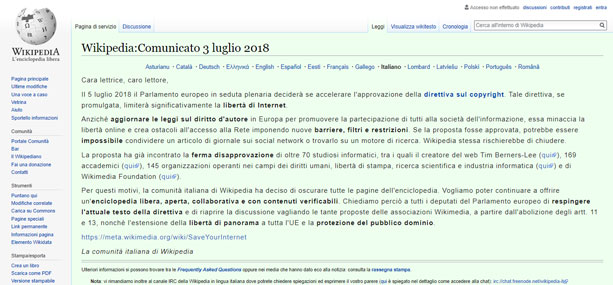 Wikipedia-Comunicato-3-luglio-2018