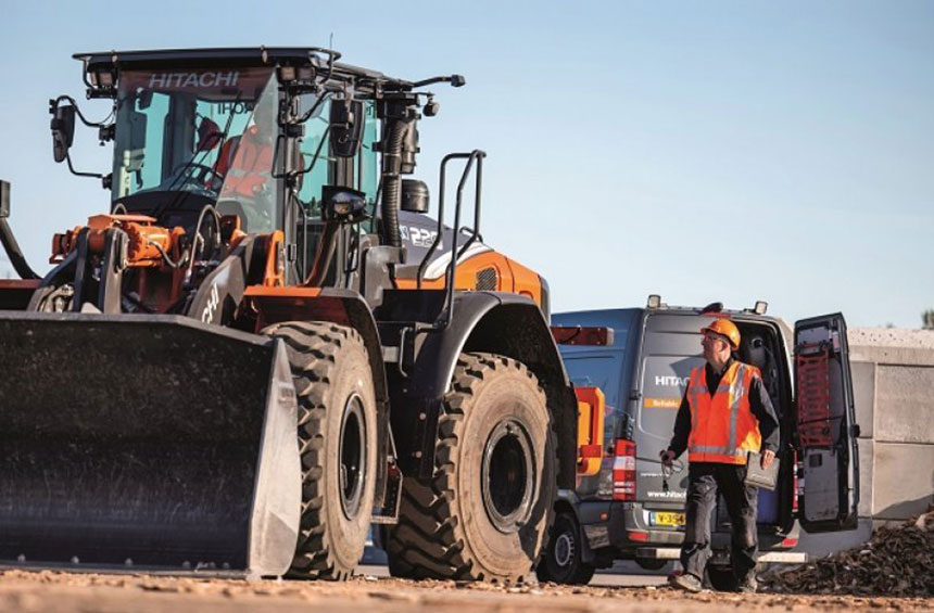 Pala gommata ZW 7 Hitachi Pala gommata ZW 7 Hitachi