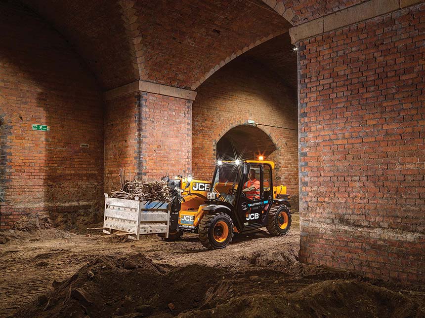 Sollevatore telescopico elettrico JCB Sollevatore telescopico elettrico JCB