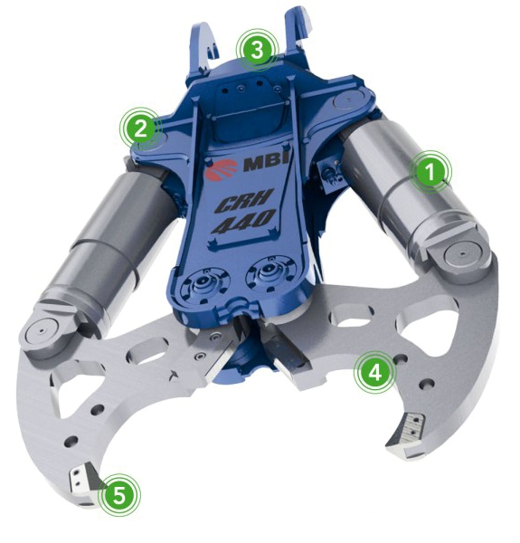 pinza crh440 mantovani benne pinza crh440 mantovani benne