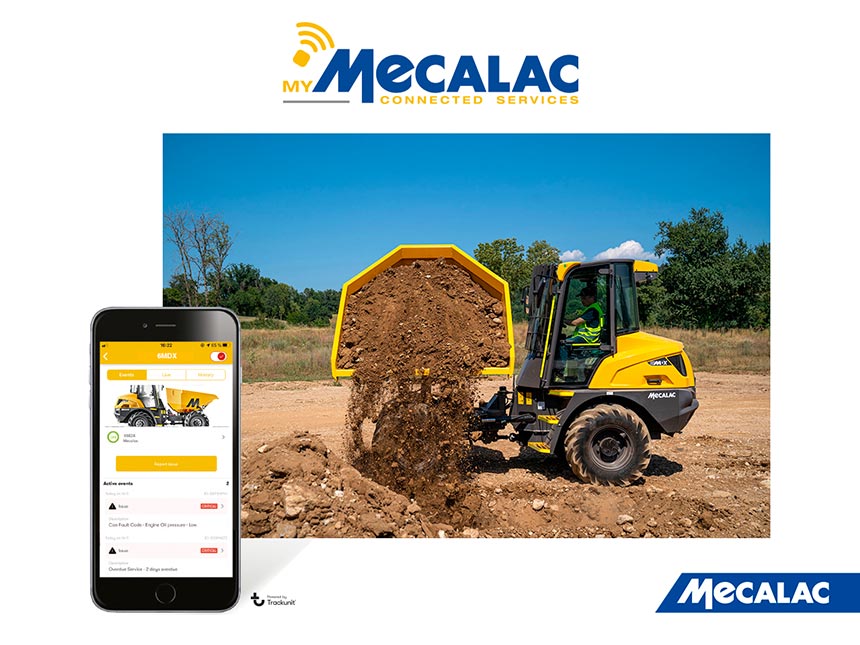 MyMecalac Connected Services anche per dumper
