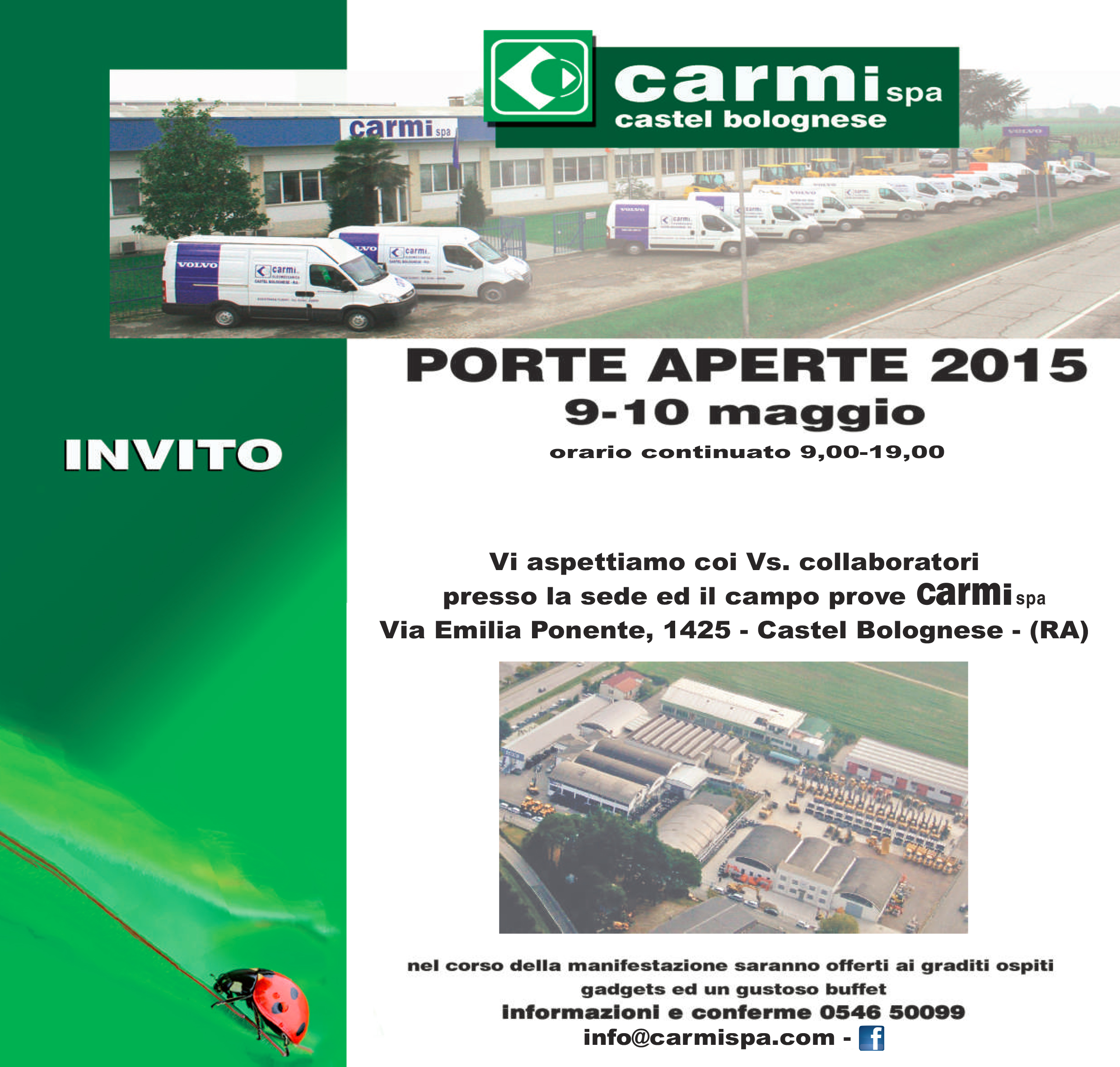 CARMI - Invito Porte Aperte 9-10 Maggio 2015-1