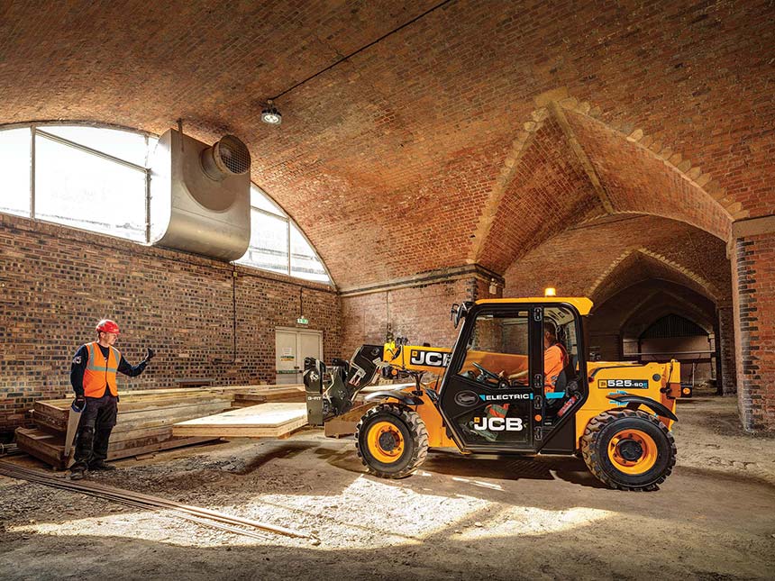 Sollevatore telescopico elettrico JCB Sollevatore telescopico elettrico JCB