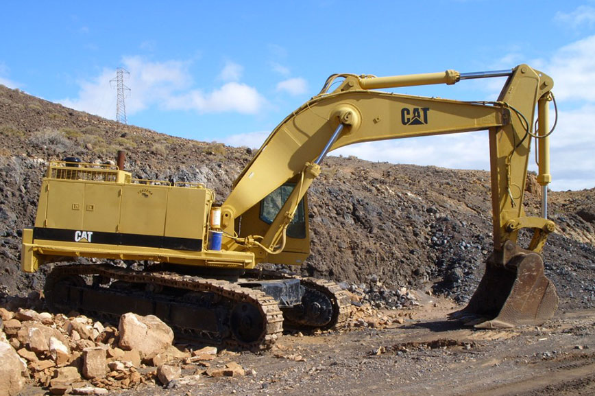 caterpillar escavatore anni 70