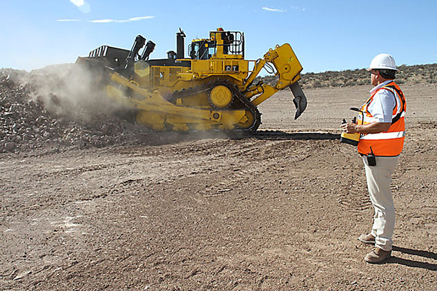 comando remoto dozer caterpillar